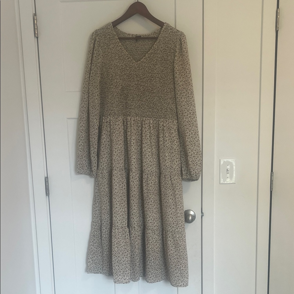 Floral Long Sleeve Dress